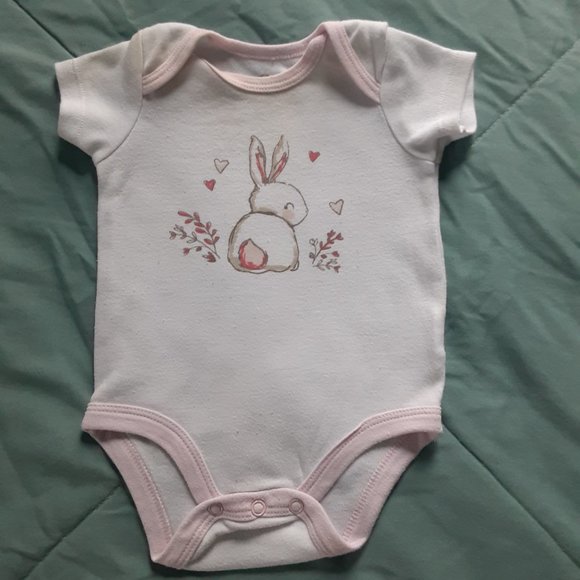 Baby Girl Clothes Lot Of Six Size 6-9 Months Minnie Mouse/Easter Bunny - Picture 10 of 16